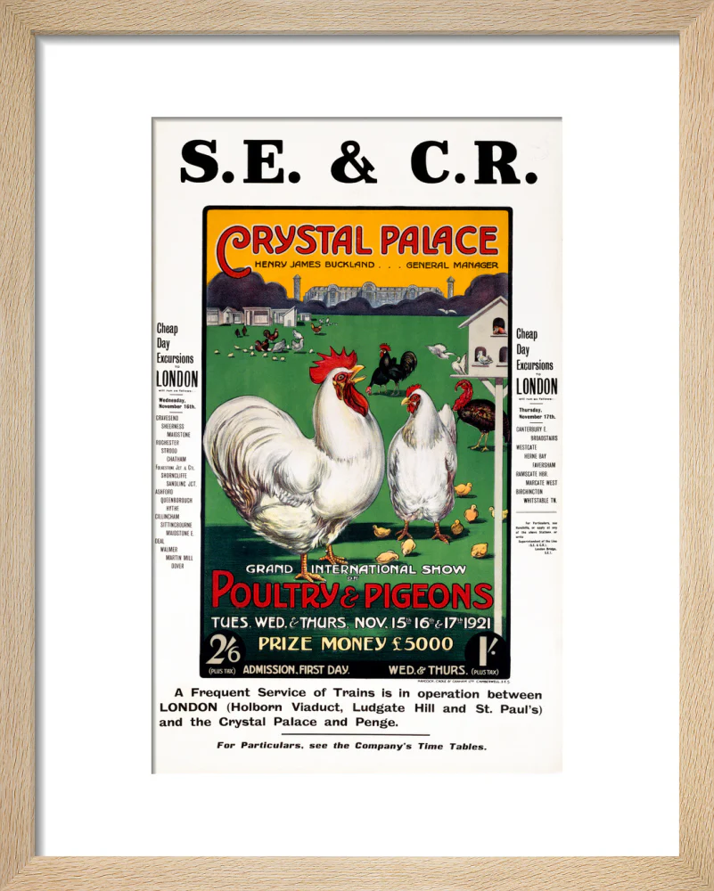 SECR poster, 1921. - Image 6