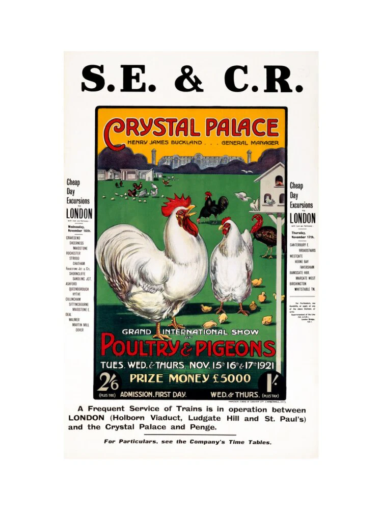 SECR poster, 1921. - Image 7