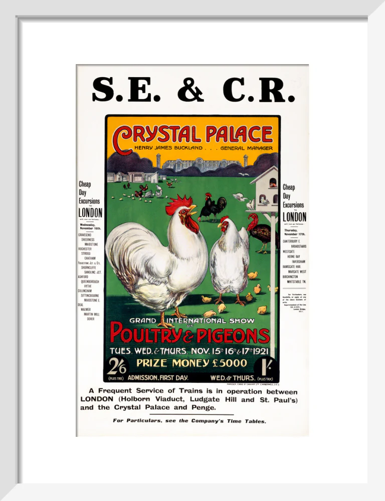 SECR poster, 1921. - Image 9