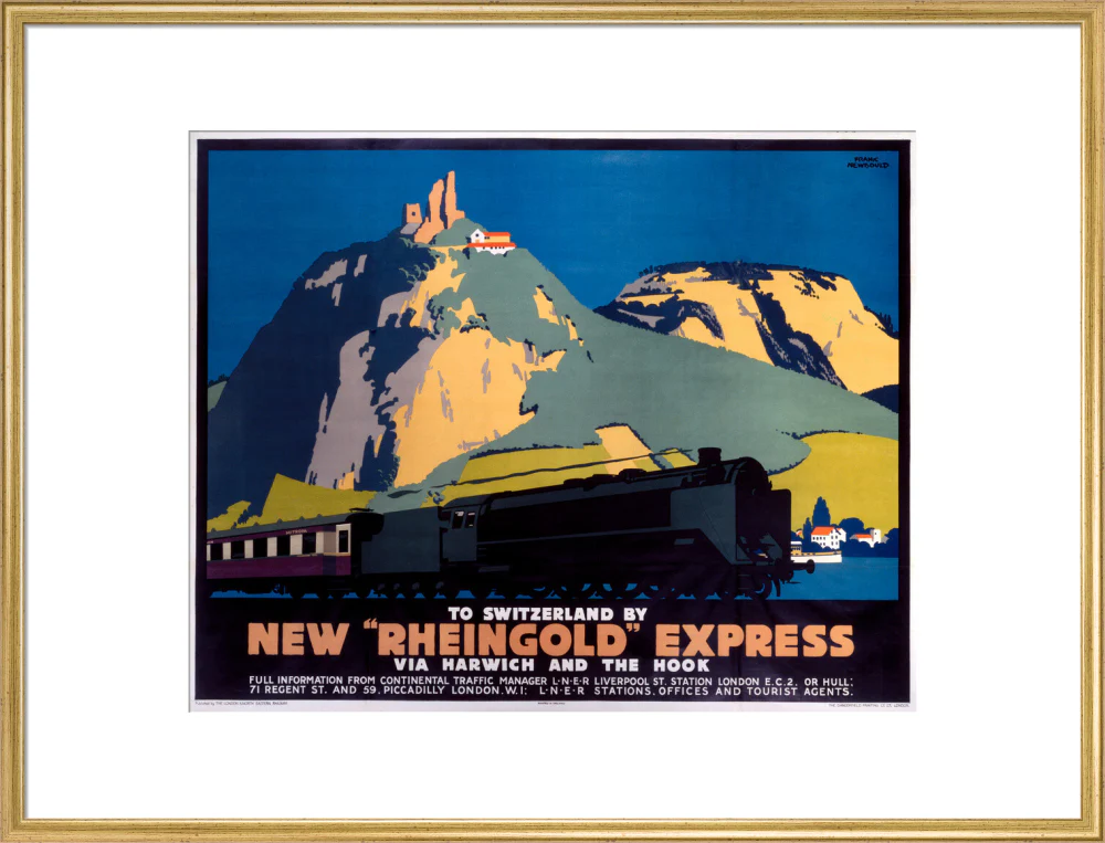 ‘New Rheingold Express’, LNER poster, 1935. - Image 25