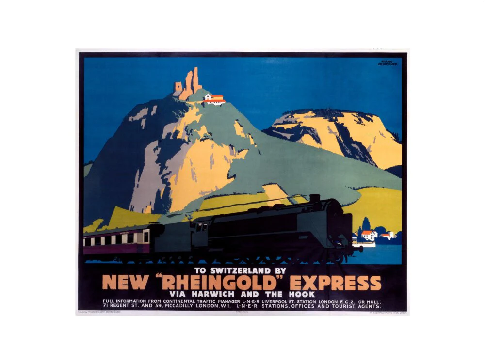 ‘New Rheingold Express’, LNER poster, 1935. - Image 40