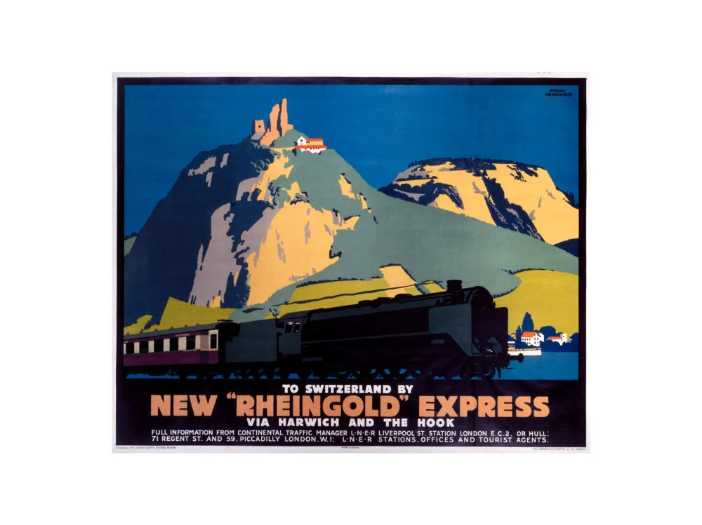 ‘New Rheingold Express’, LNER poster, 1935. - Image 55
