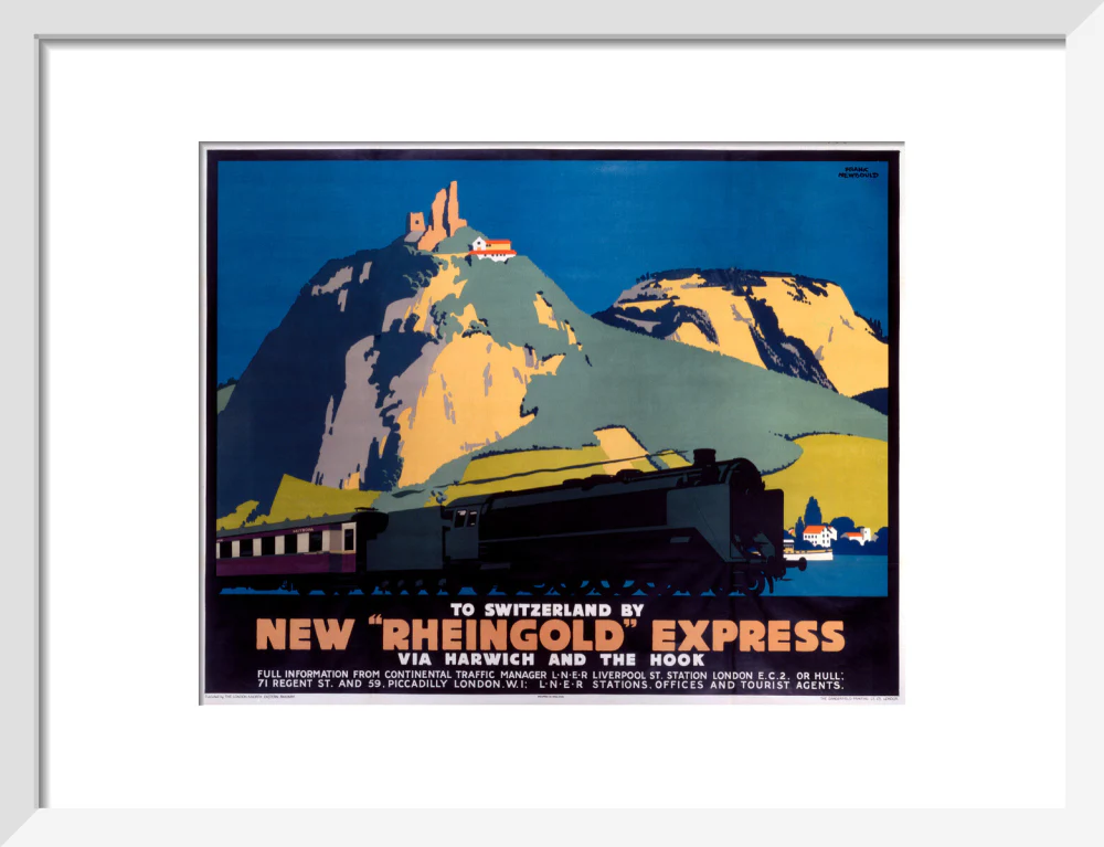‘New Rheingold Express’, LNER poster, 1935. - Image 9