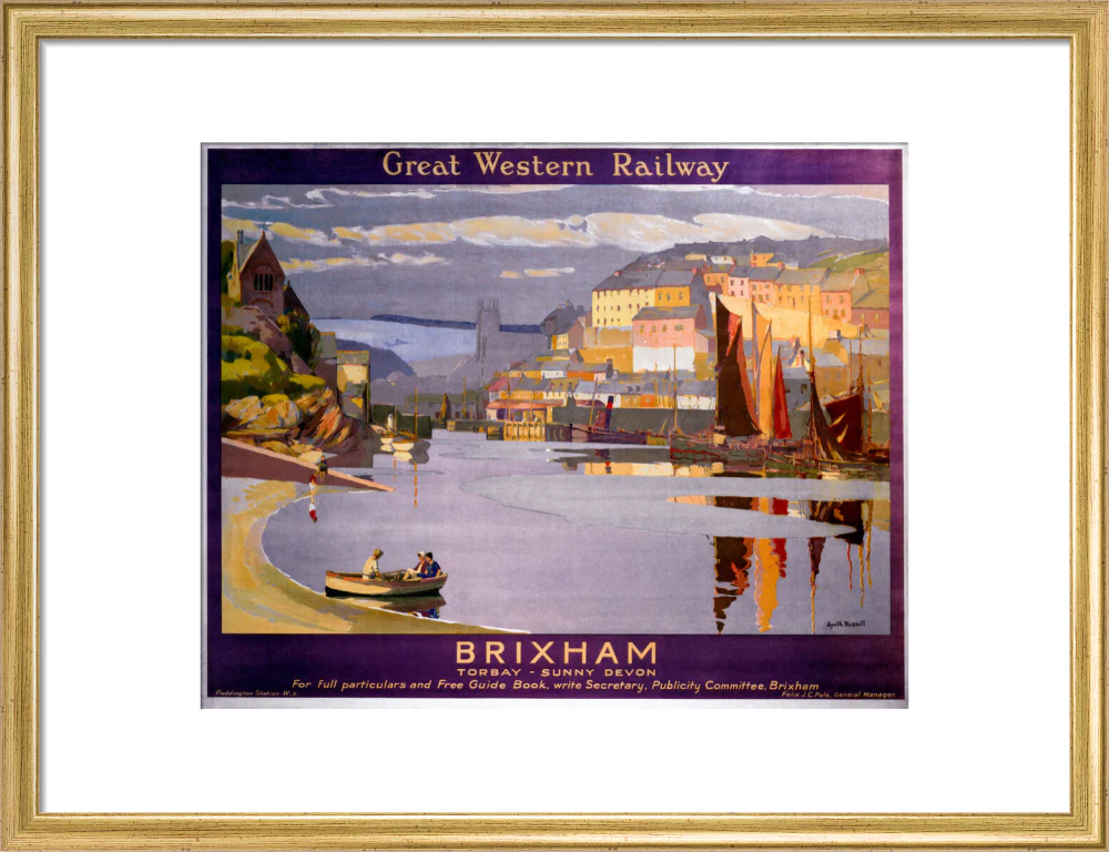 ‘Brixham’, GWR poster, 1923-1947. - Image 15
