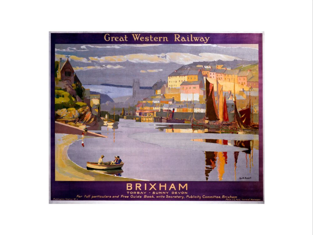 ‘Brixham’, GWR poster, 1923-1947. - Image 17