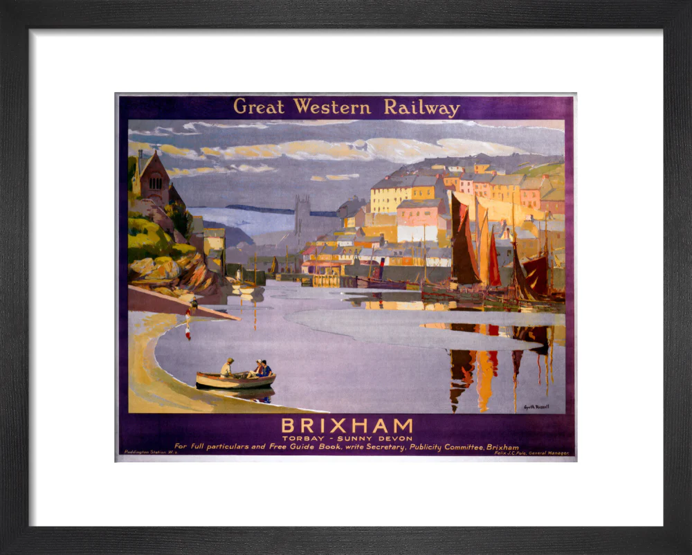‘Brixham’, GWR poster, 1923-1947. - Image 3