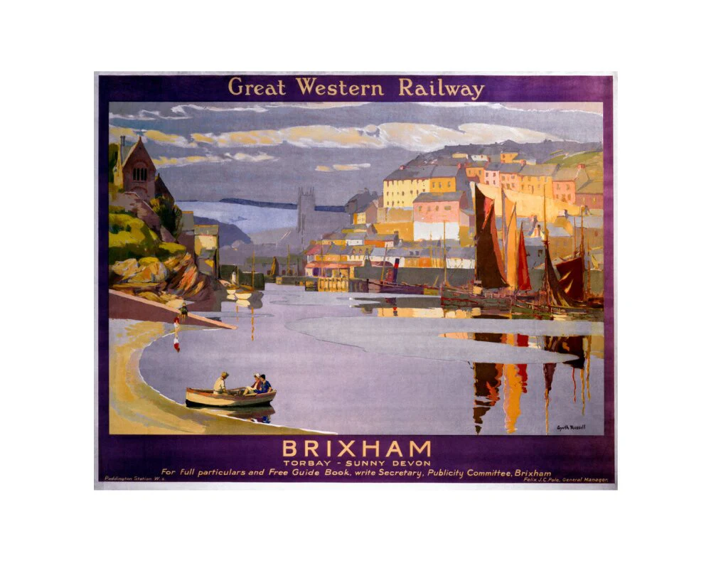 ‘Brixham’, GWR poster, 1923-1947. - Image 35