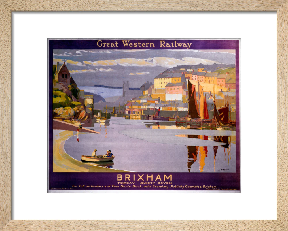‘Brixham’, GWR poster, 1923-1947. - Image 39