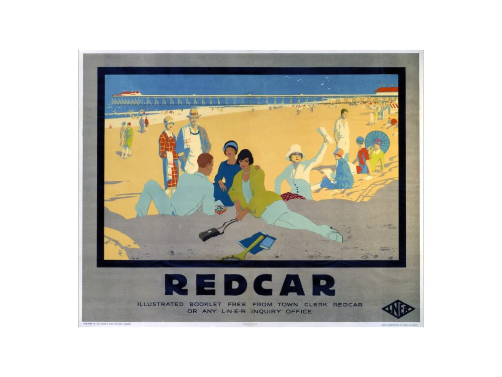 ‘Redcar’, LNER poster, 1930. - Image 12