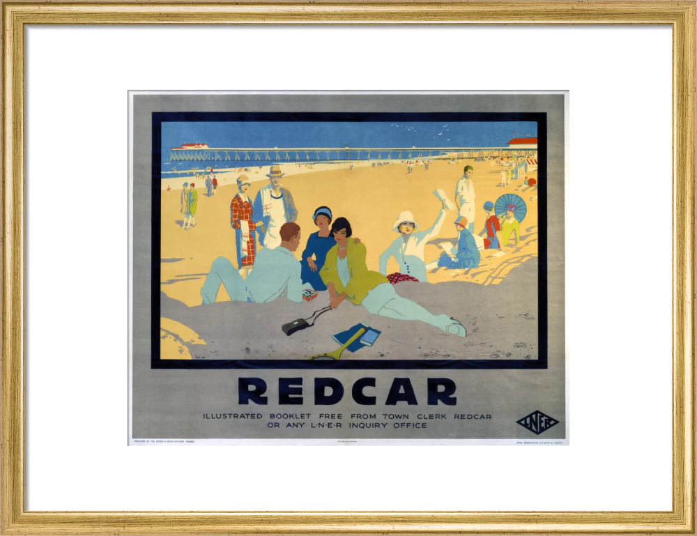 ‘Redcar’, LNER poster, 1930. - Image 15