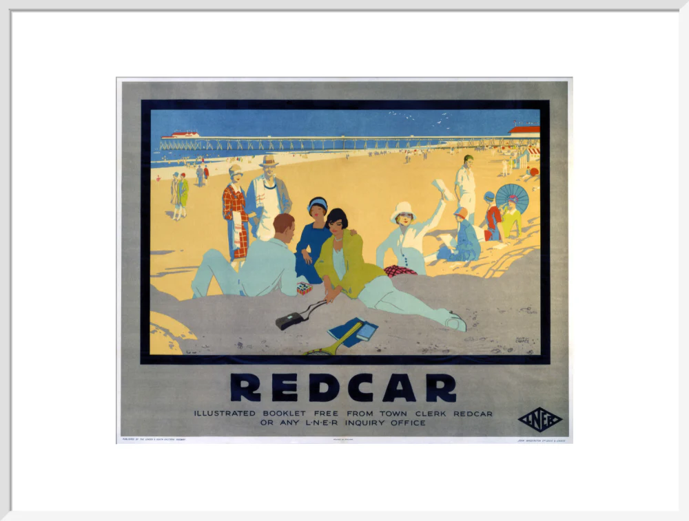 ‘Redcar’, LNER poster, 1930. - Image 24