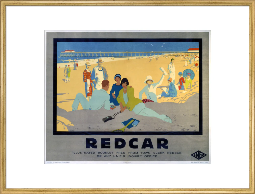 ‘Redcar’, LNER poster, 1930. - Image 25