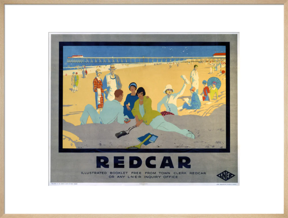 ‘Redcar’, LNER poster, 1930. - Image 26