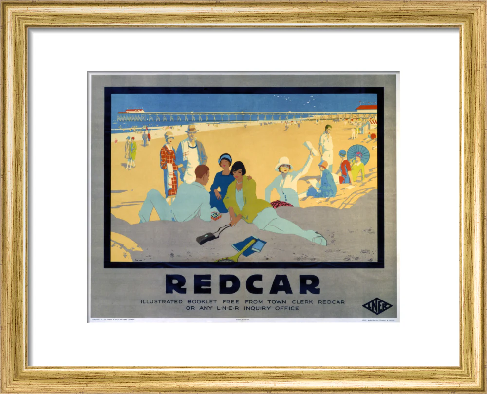‘Redcar’, LNER poster, 1930. - Image 5