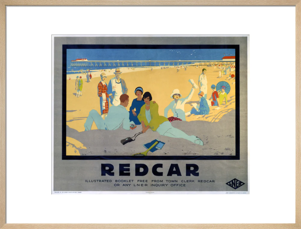 ‘Redcar’, LNER poster, 1930. - Image 54
