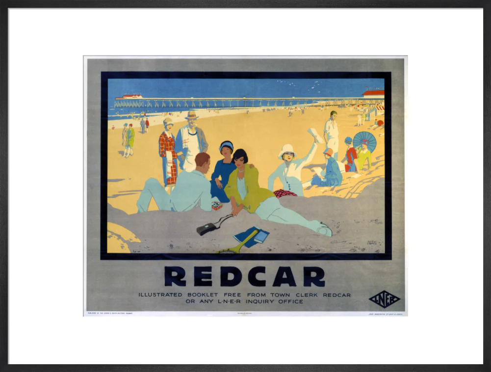 ‘Redcar’, LNER poster, 1930. - Image 56