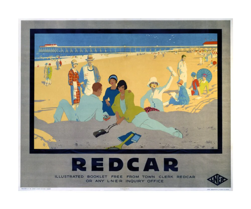 ‘Redcar’, LNER poster, 1930. - Image 62