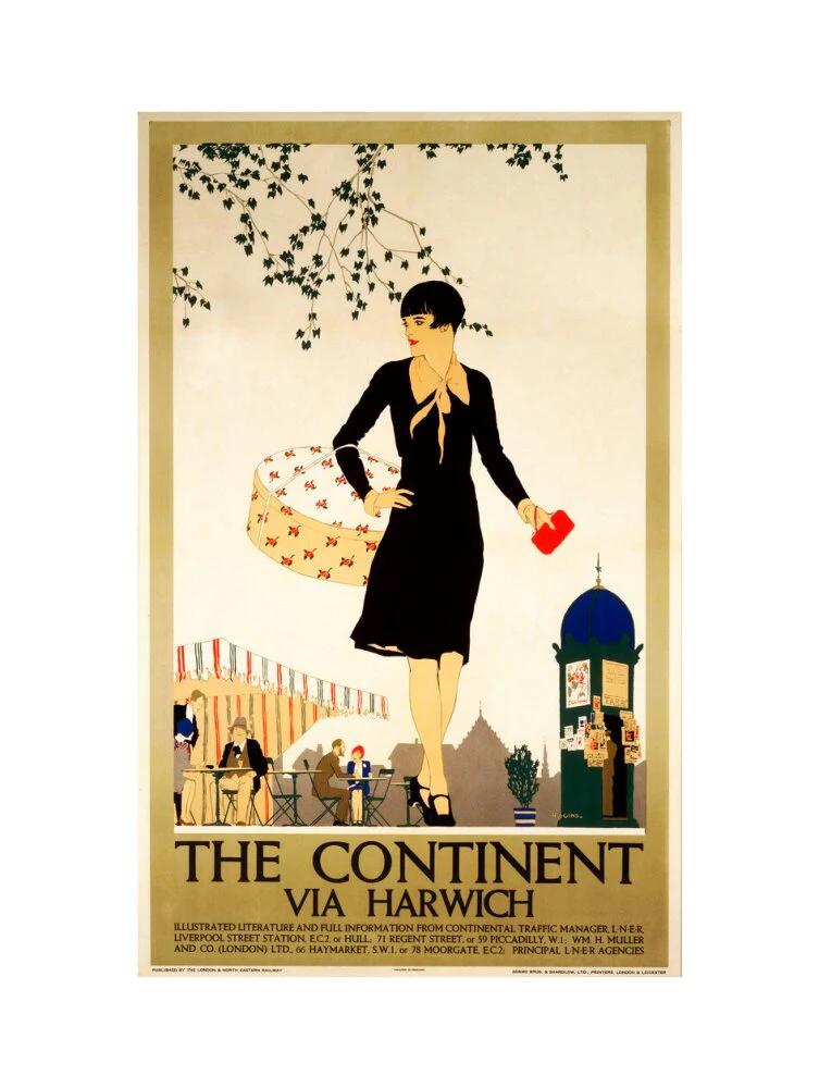 ‘The Continent via Harwich’, LNER poster, 1933. - Image 50