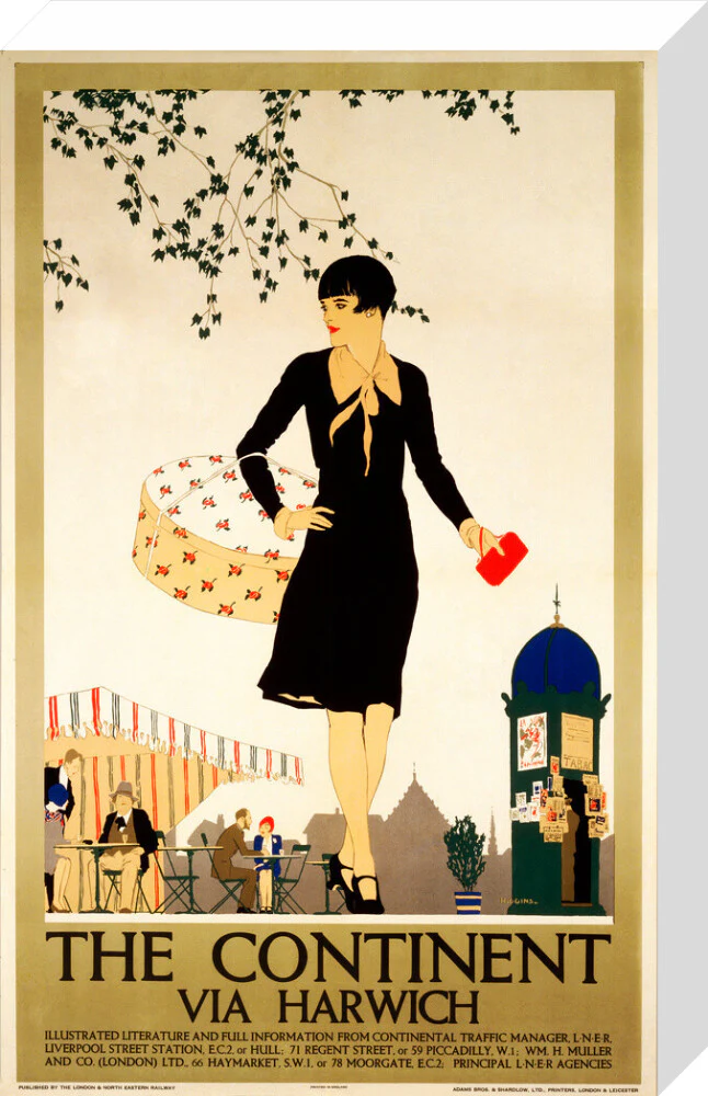 ‘The Continent via Harwich’, LNER poster, 1933. - Image 65