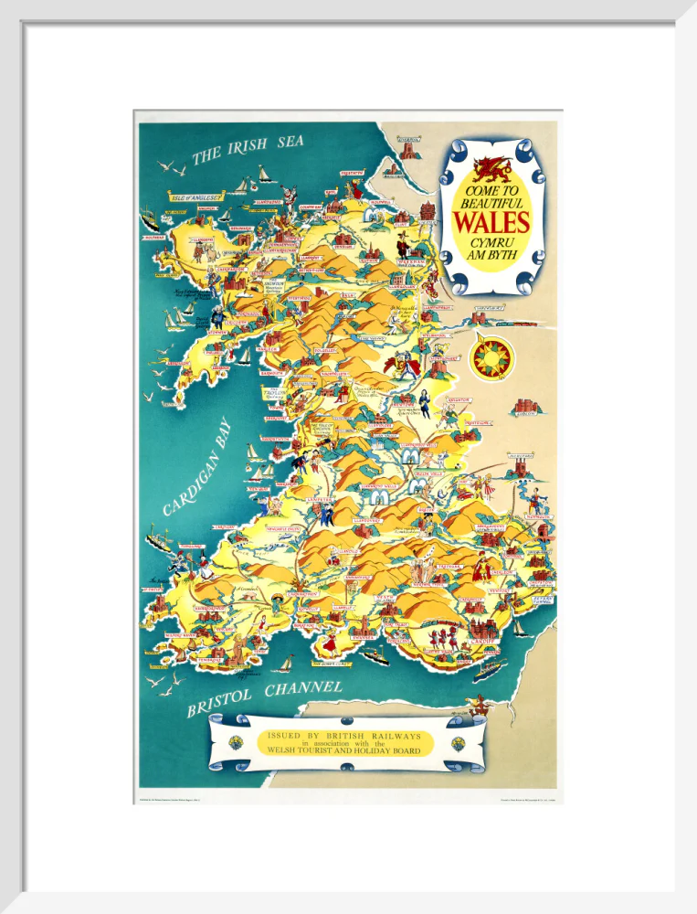 ‘Come to Beautiful Wales’, BR (LMR) poster, 1948-1965. - Image 47