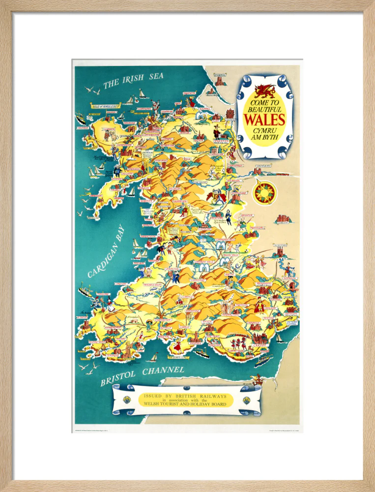‘Come to Beautiful Wales’, BR (LMR) poster, 1948-1965. - Image 49