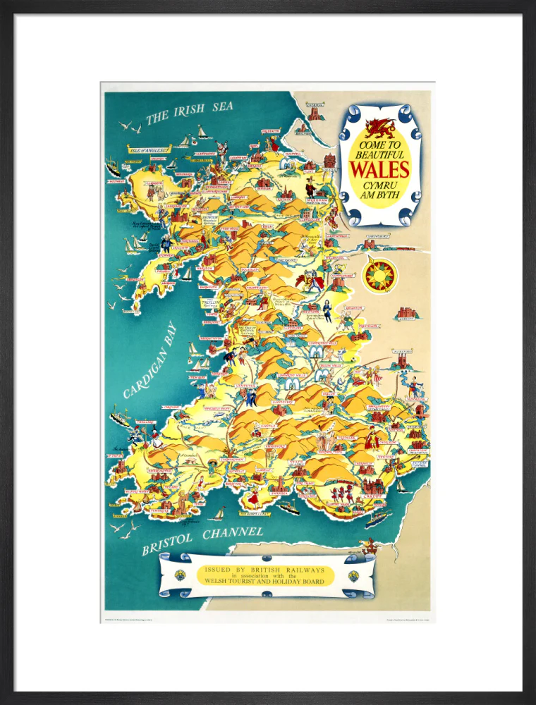 ‘Come to Beautiful Wales’, BR (LMR) poster, 1948-1965. - Image 51