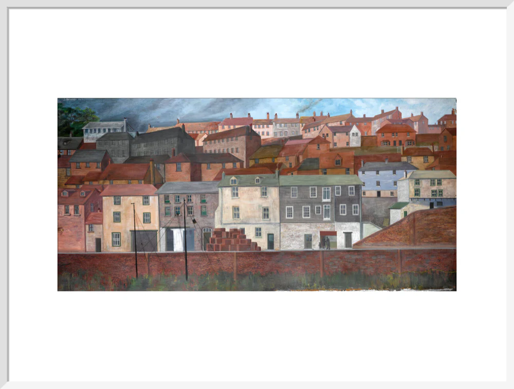 Quayside of Mevagissey in Cornwall, by Jenny Clements, England, 1963 - Image 24