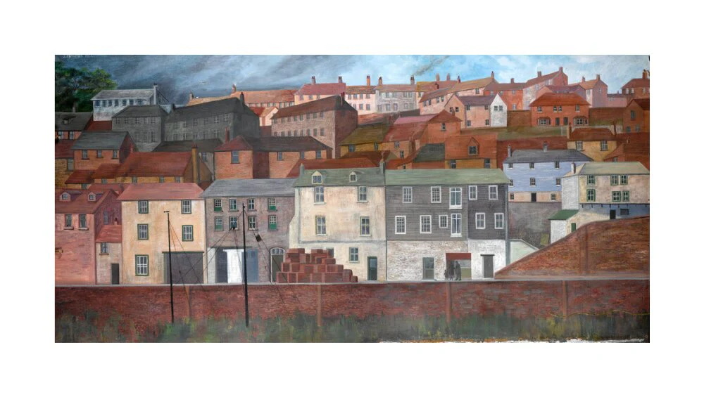 Quayside of Mevagissey in Cornwall, by Jenny Clements, England, 1963 - Image 29