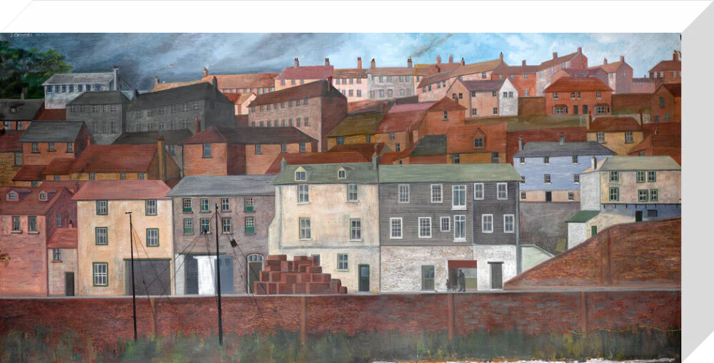 Quayside of Mevagissey in Cornwall, by Jenny Clements, England, 1963 - Image 32