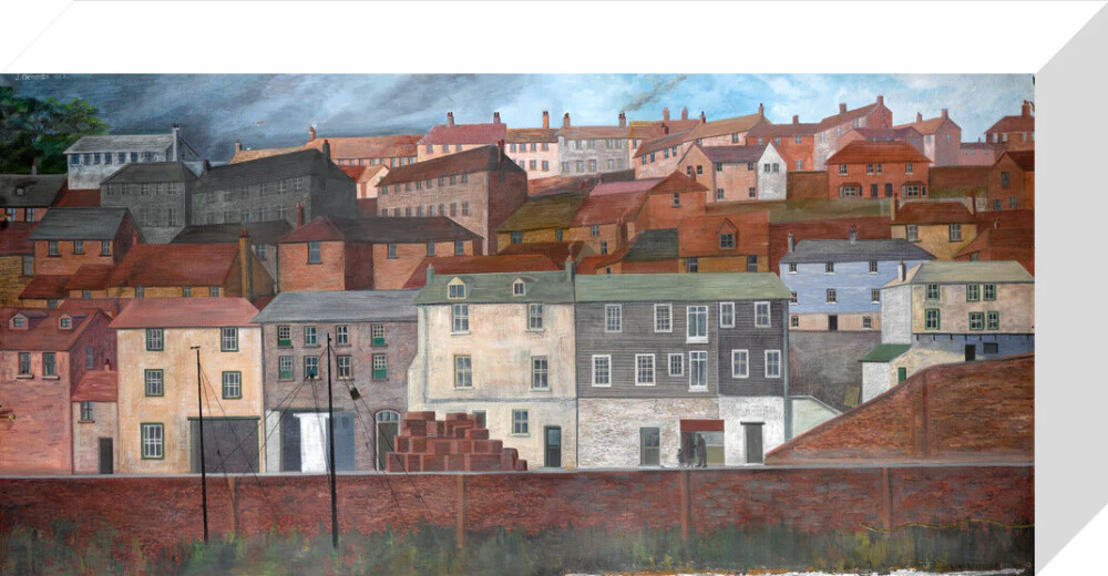 Quayside of Mevagissey in Cornwall, by Jenny Clements, England, 1963 - Image 64