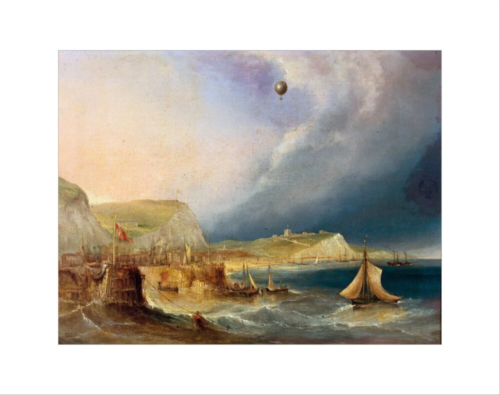 The first balloon crossing of the English Channel, 7 January 1785. - Image 2