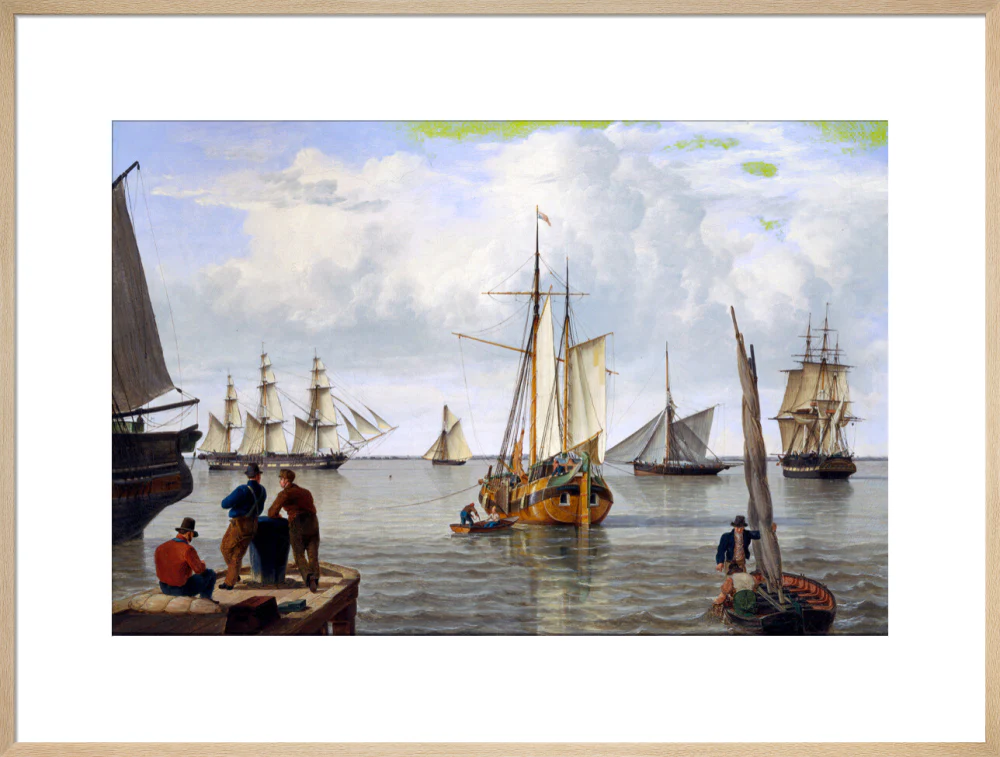'Shipping in the Thames Estuary', 1820. - Image 26