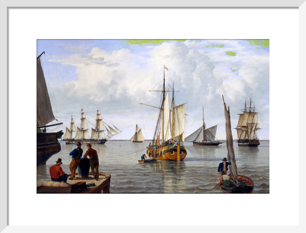 'Shipping in the Thames Estuary', 1820. - Image 47