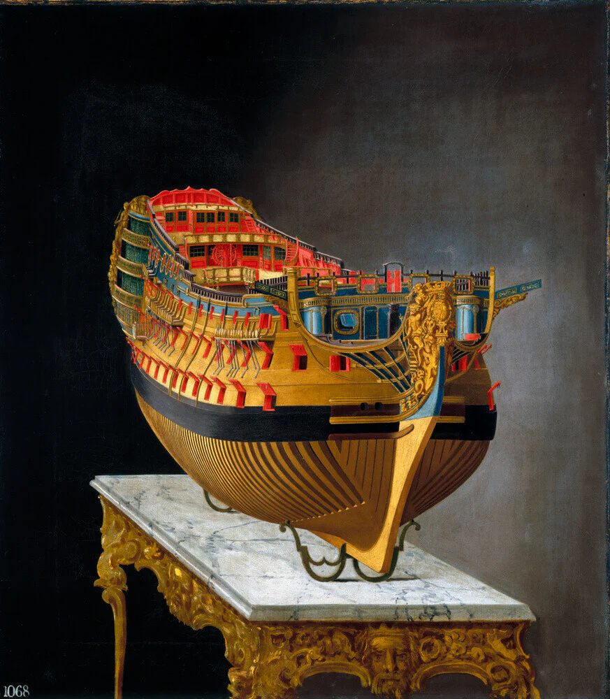HMS 'Victory', 1744.