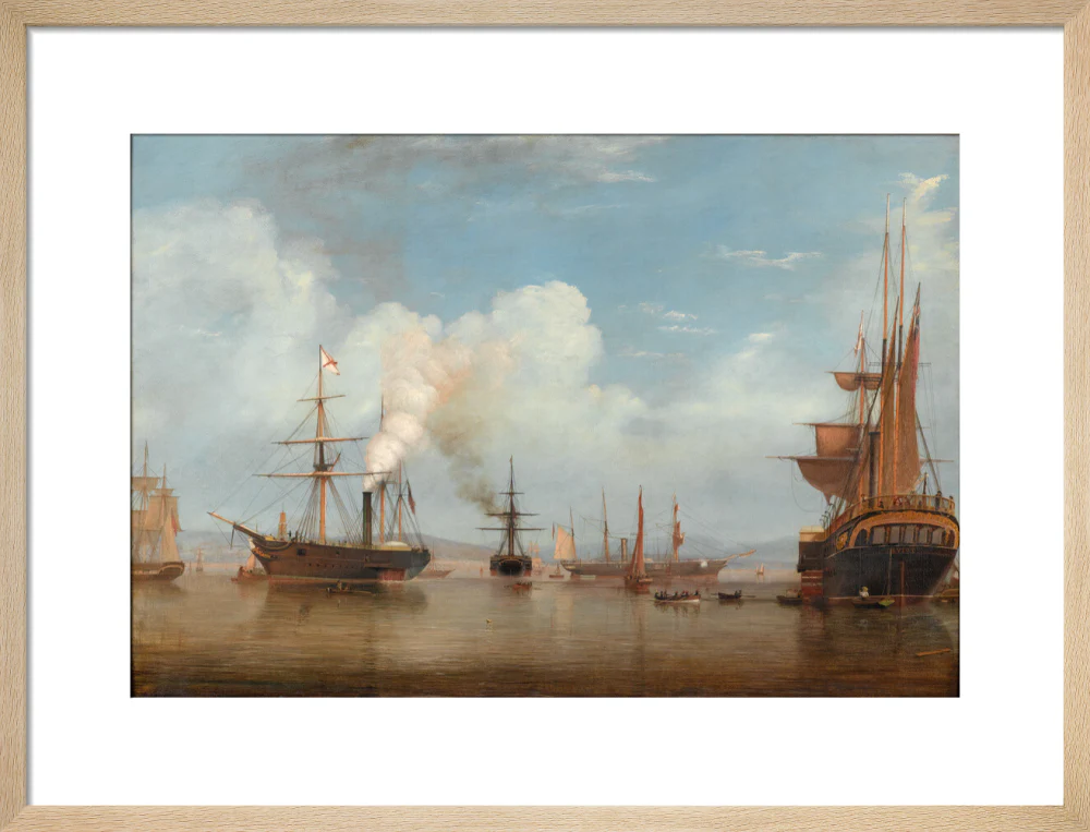 Painting. Royal Mail Steamers, 1835-1845. - Image 16