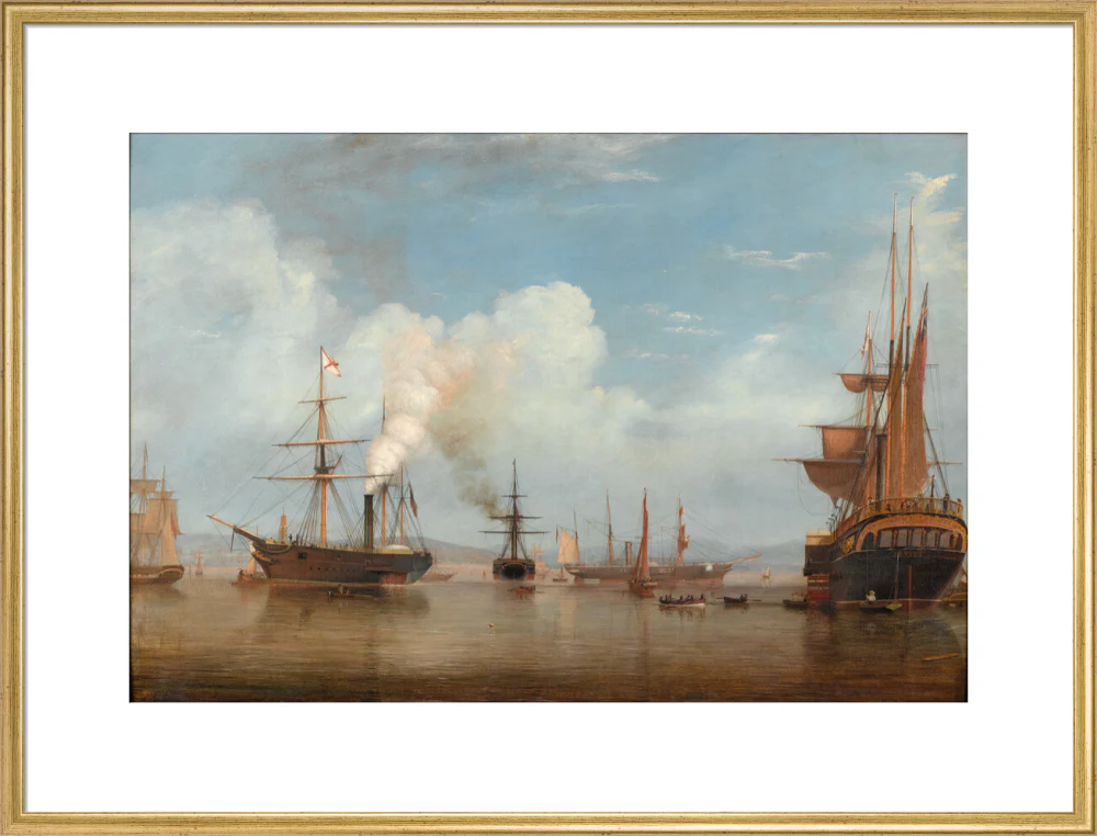 Painting. Royal Mail Steamers, 1835-1845. - Image 25