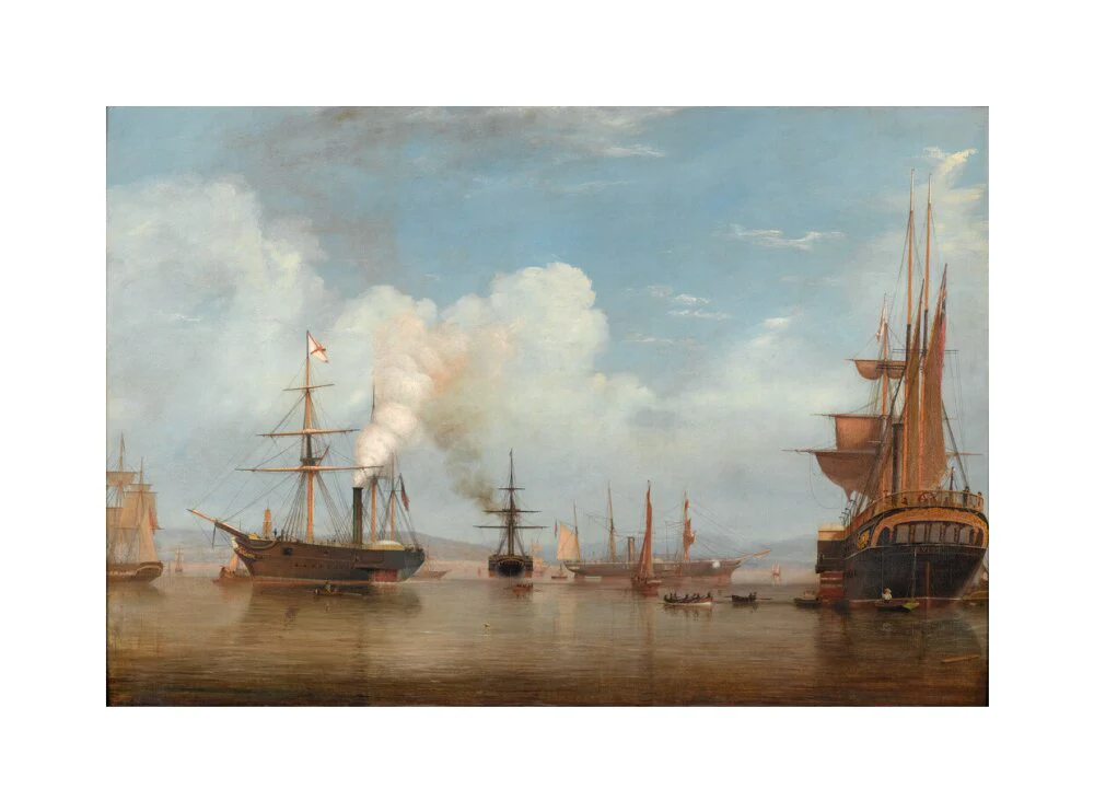 Painting. Royal Mail Steamers, 1835-1845. - Image 28