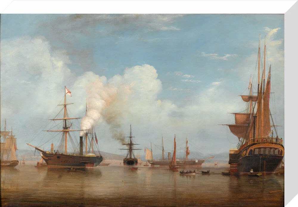 Painting. Royal Mail Steamers, 1835-1845. - Image 32
