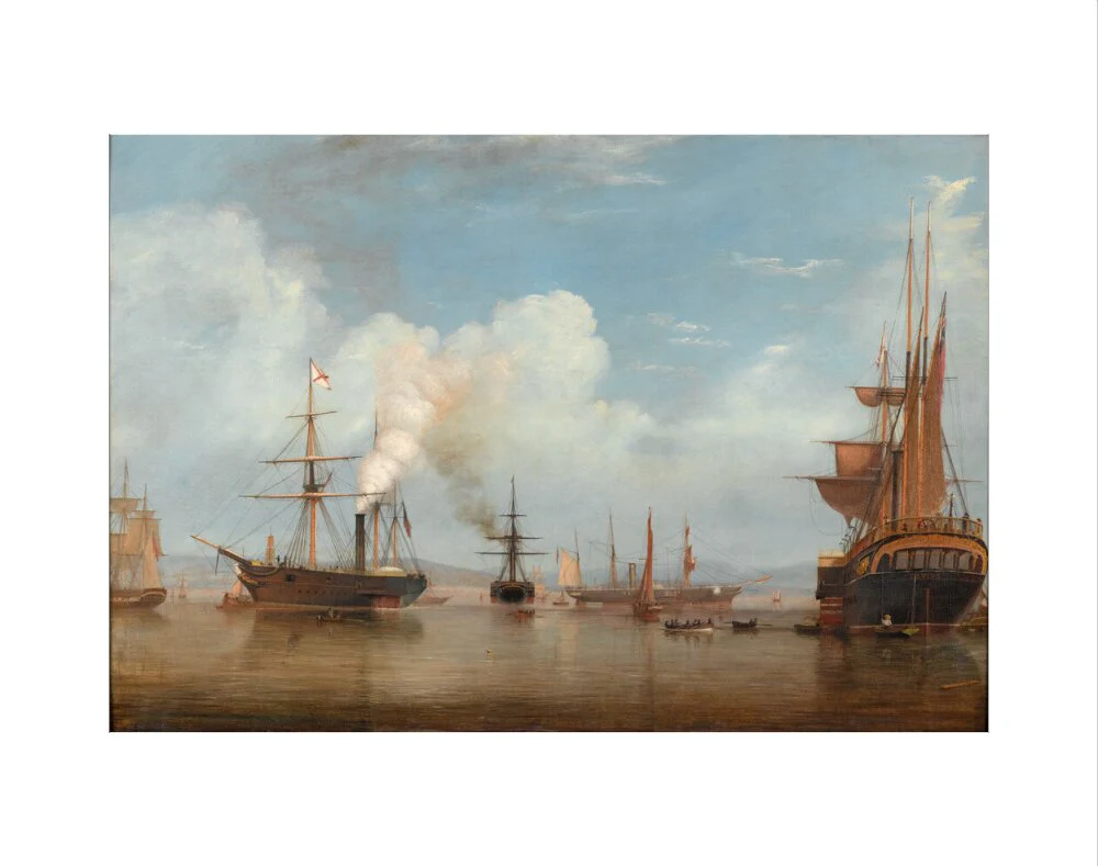 Painting. Royal Mail Steamers, 1835-1845. - Image 35