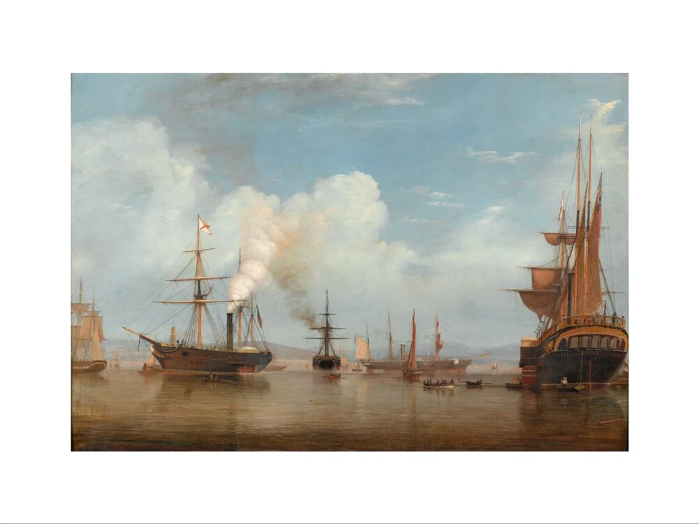Painting. Royal Mail Steamers, 1835-1845. - Image 45
