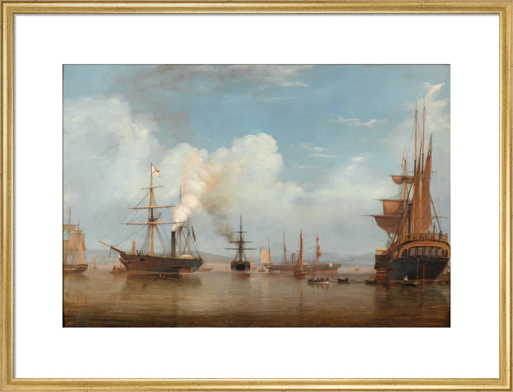 Painting. Royal Mail Steamers, 1835-1845. - Image 53