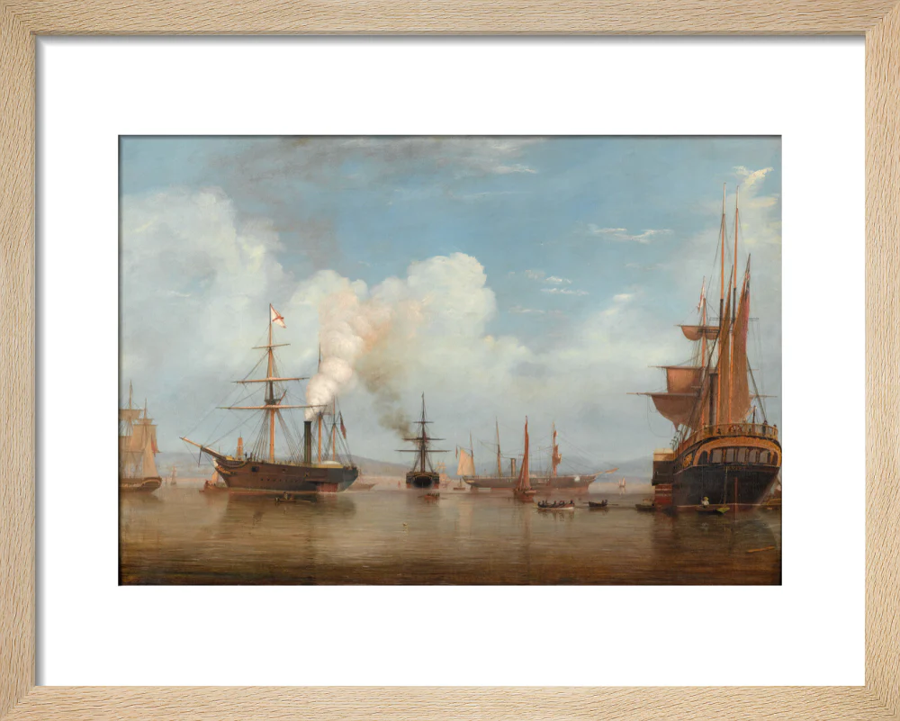 Painting. Royal Mail Steamers, 1835-1845. - Image 6