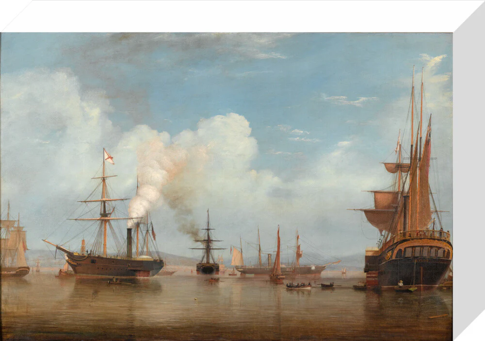 Painting. Royal Mail Steamers, 1835-1845. - Image 64