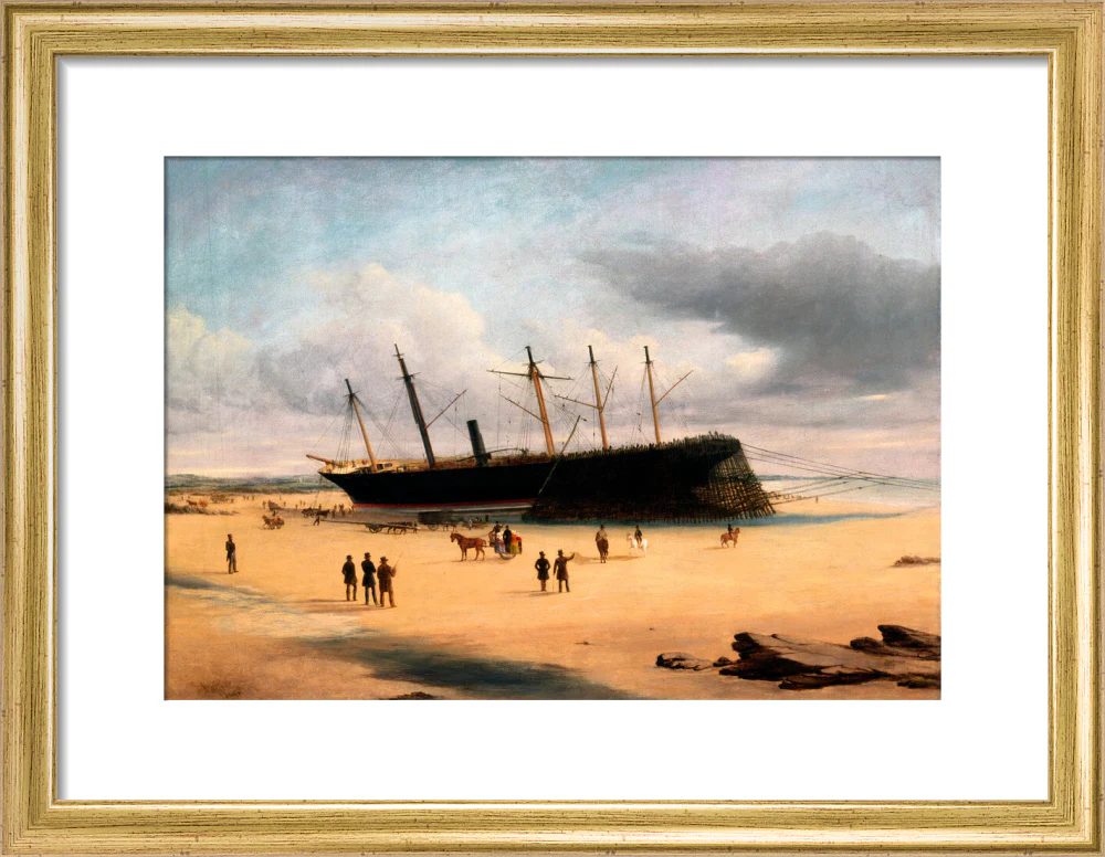 SS 'Great Britain' ashore in Dundrum Bay, Ireland, 1846. - Image 10