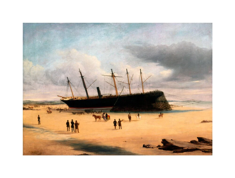 SS 'Great Britain' ashore in Dundrum Bay, Ireland, 1846. - Image 28