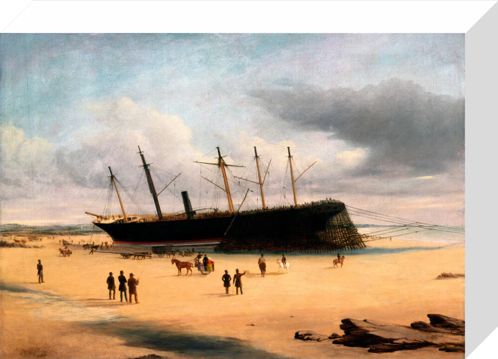 SS 'Great Britain' ashore in Dundrum Bay, Ireland, 1846. - Image 31