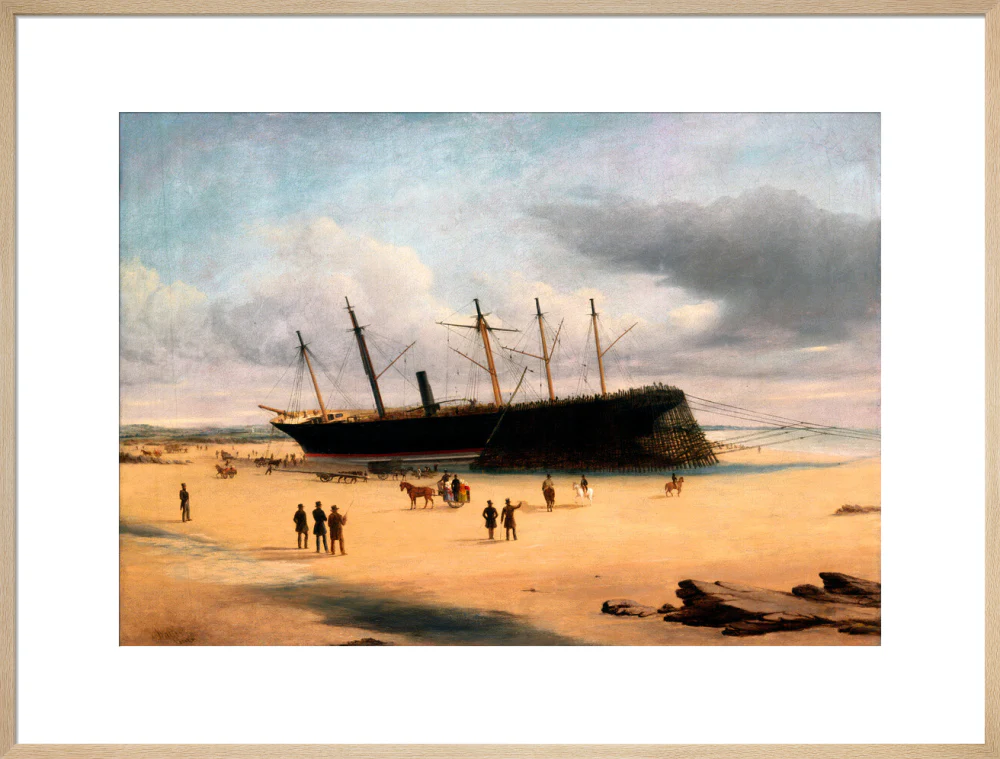 SS 'Great Britain' ashore in Dundrum Bay, Ireland, 1846. - Image 59