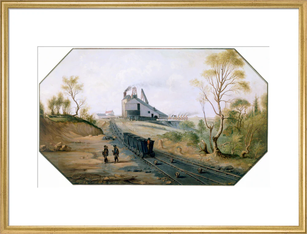 Colliery and wagonway, Northumberland and Durham coalfield, c 1845. - Image 20