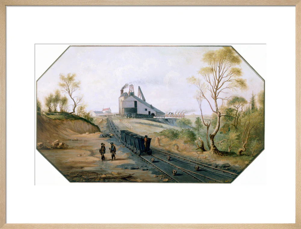 Colliery and wagonway, Northumberland and Durham coalfield, c 1845. - Image 21