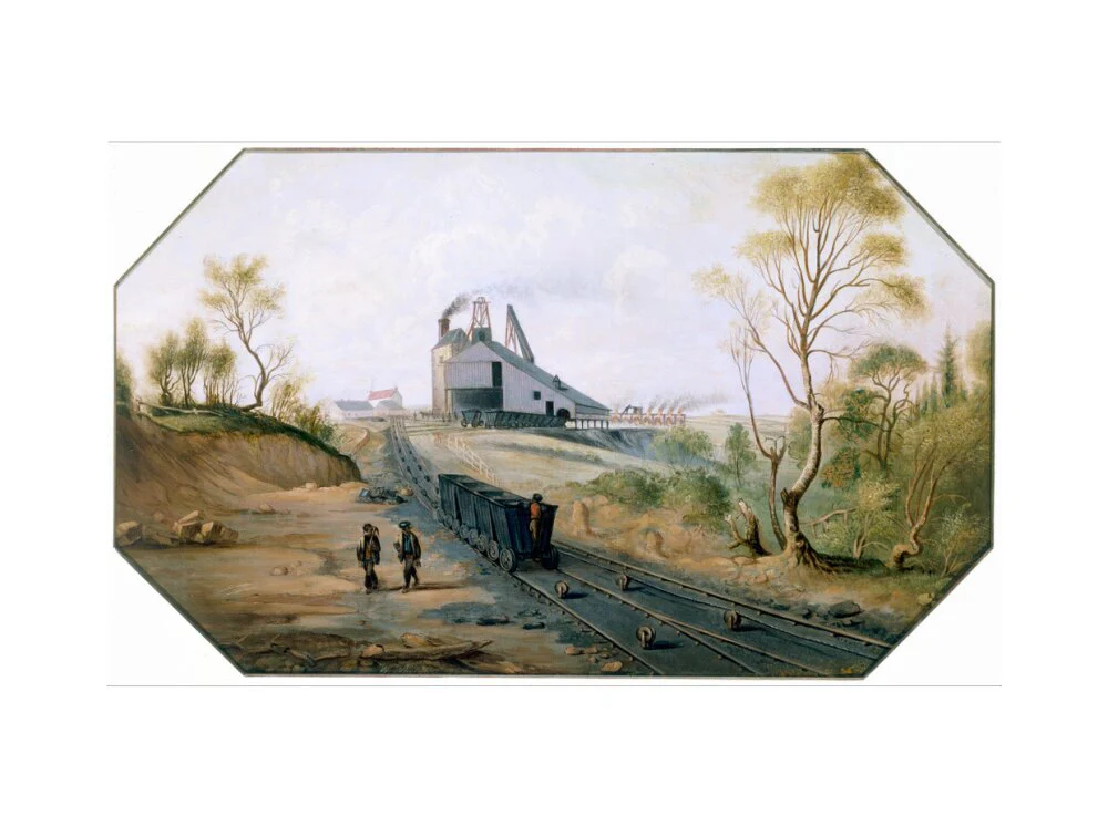 Colliery and wagonway, Northumberland and Durham coalfield, c 1845. - Image 22